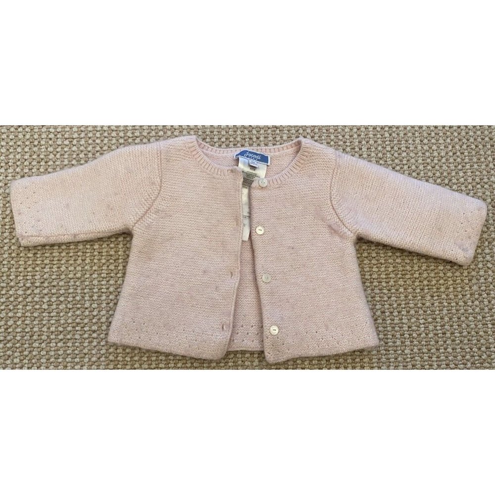 Jacadi Pink Sweater Cardigan 3m 3 Months